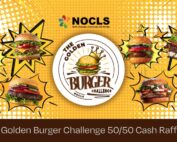 Golden Burger Challenge 50/50 Cash Raffle.